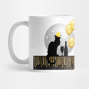 Chat Noir New Year Eve Mug